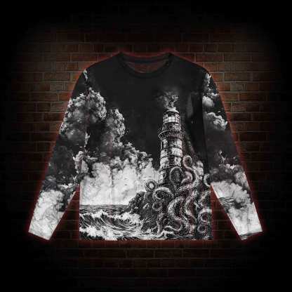 The Lighthouse  Mesh Long Sleeve Top