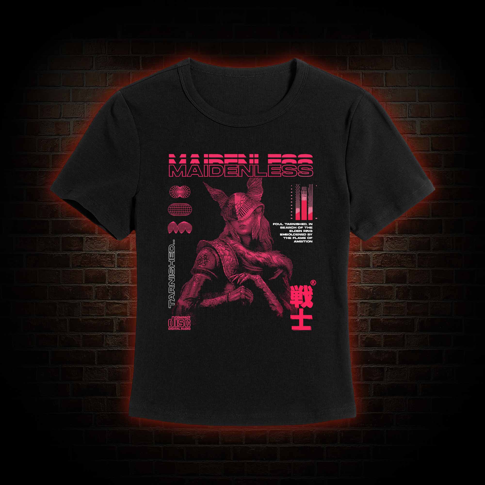 Maidenless Warrior Slim Fit T-Shirt