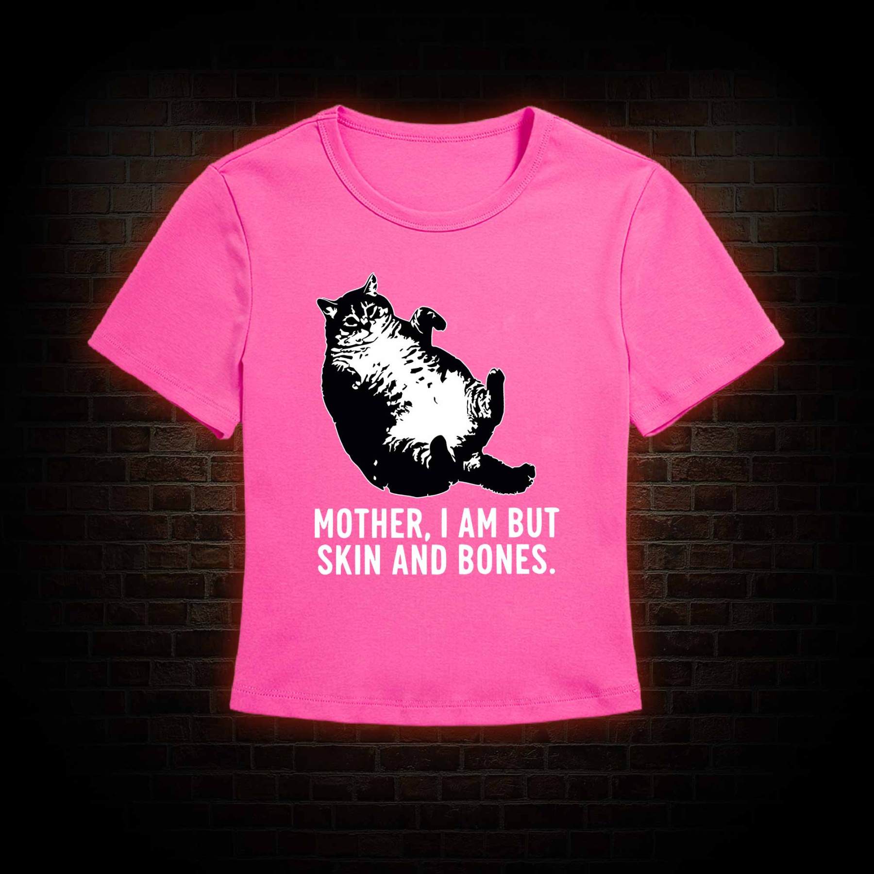 Mother I Am but Skin and Bones Slim Fit T-Shirt