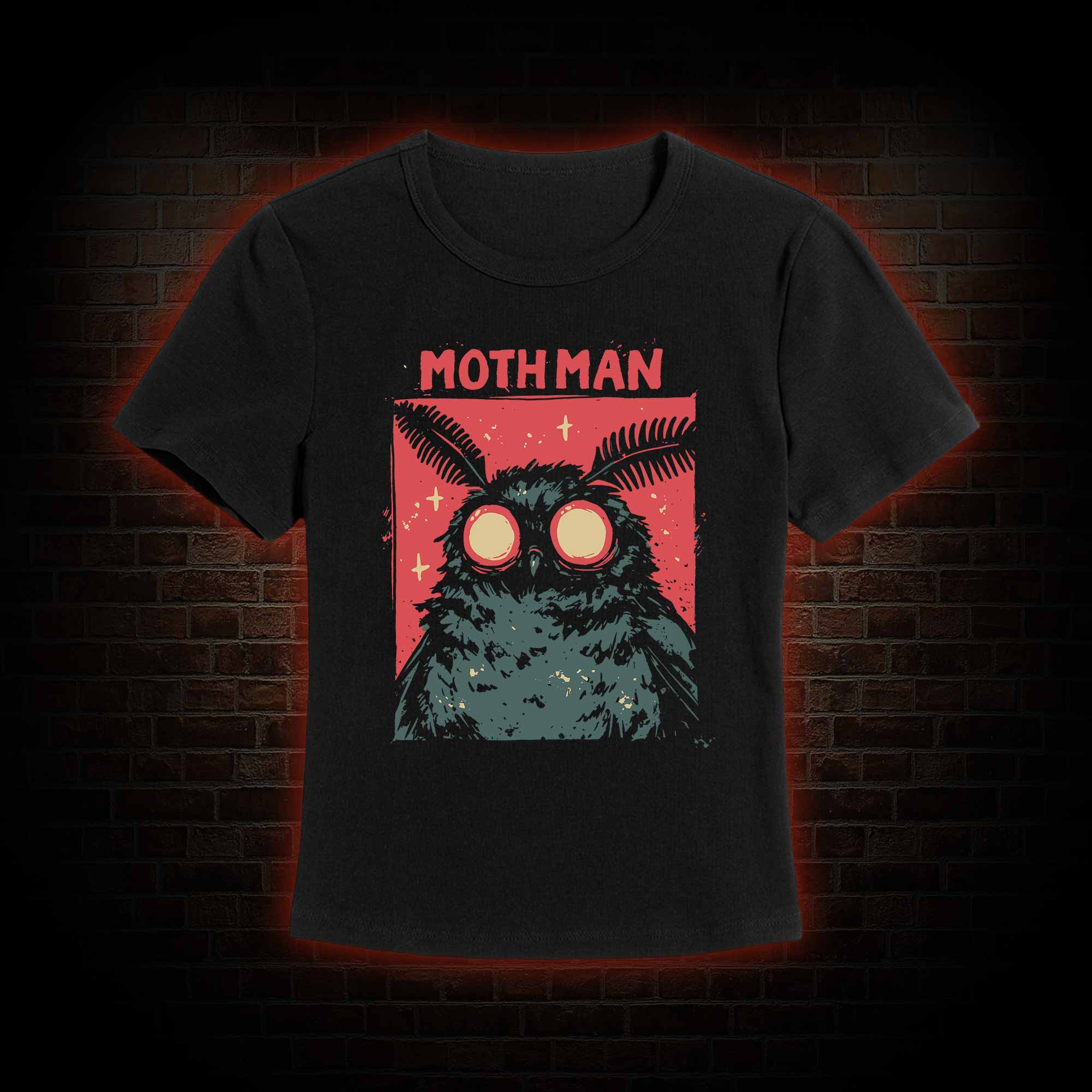 Cryptid Mothman Slim Fit T-Shirt