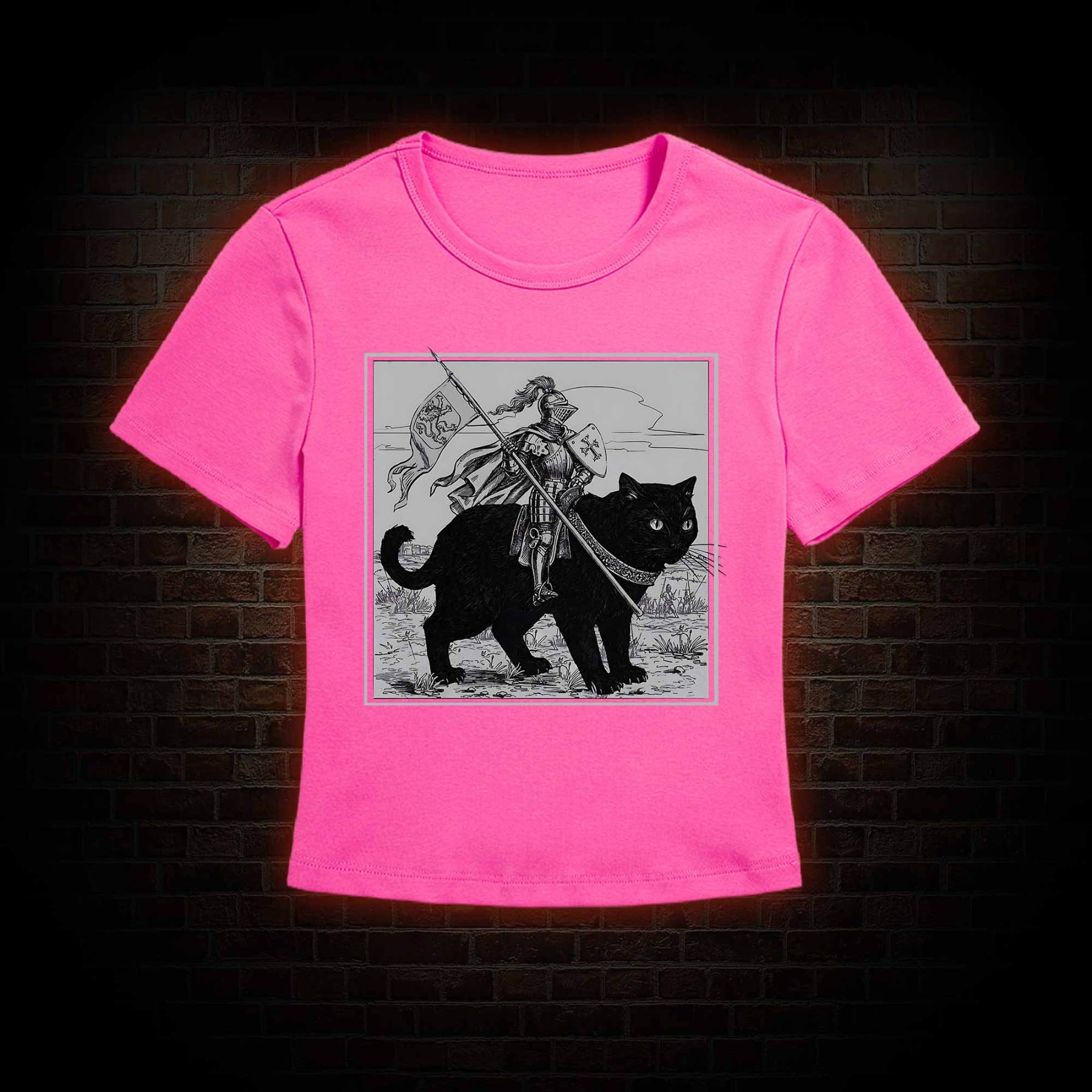 Medieval Knight Slim Fit T-Shirt