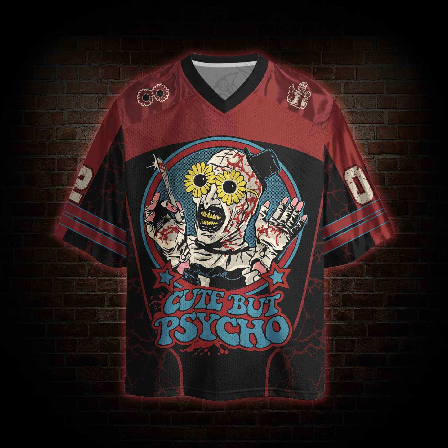 Cute But Psycho Oversized Jersey & Shorts