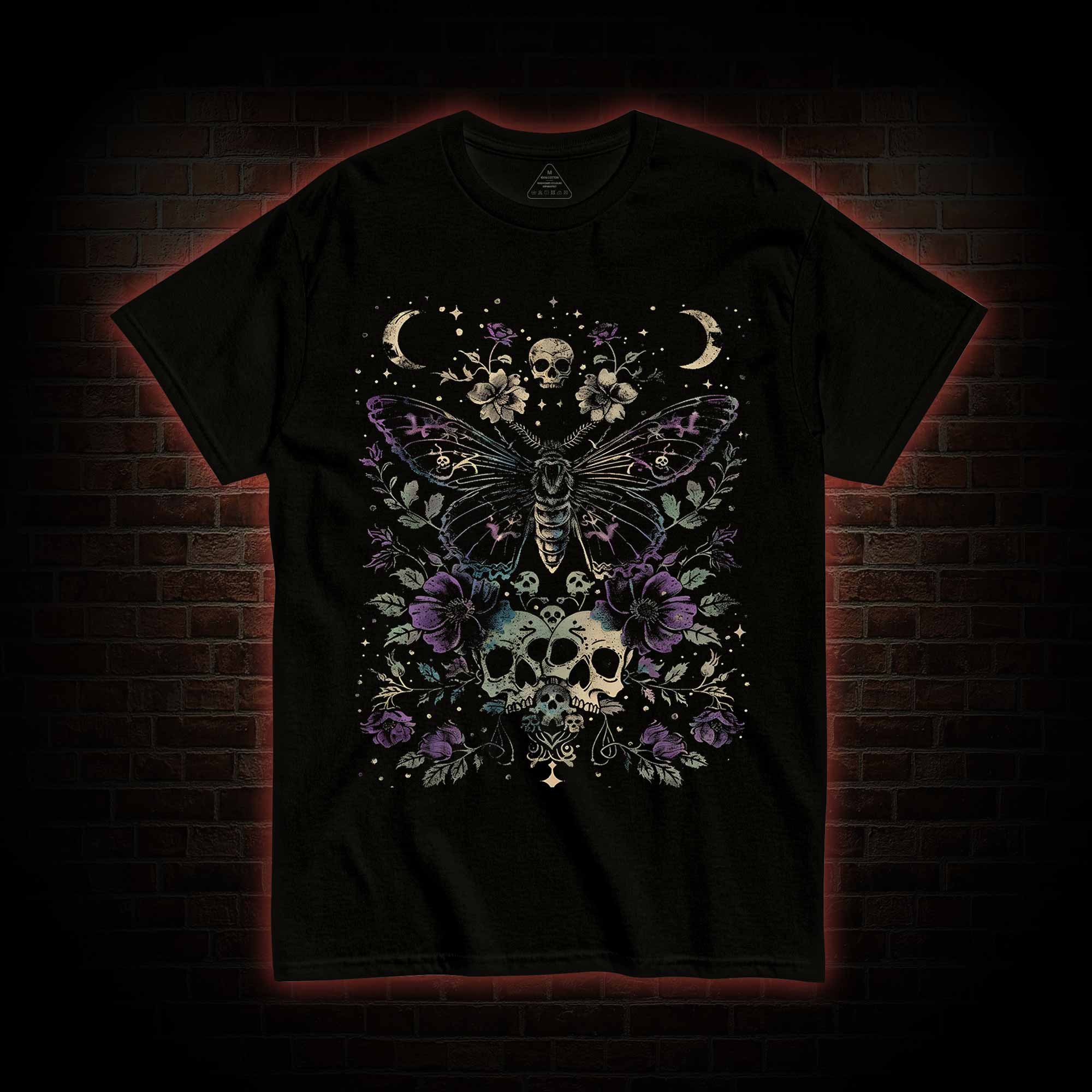 Witchy Floral Skull T-shirt