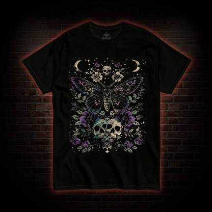 Witchy Floral Skull T-shirt