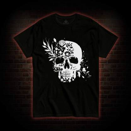 Skull Floral T-shirt