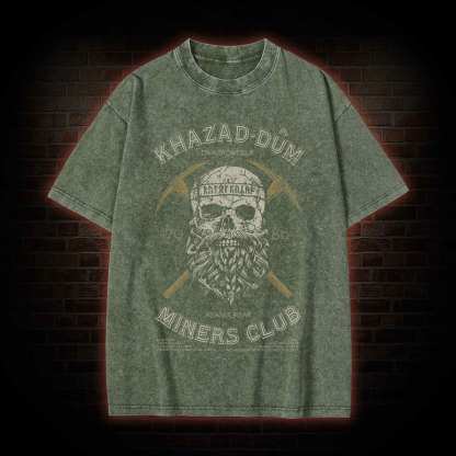 The Mines Of Moria Washed T-shirt