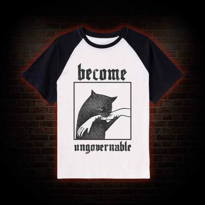 Silly Cats Raglan T-shirt