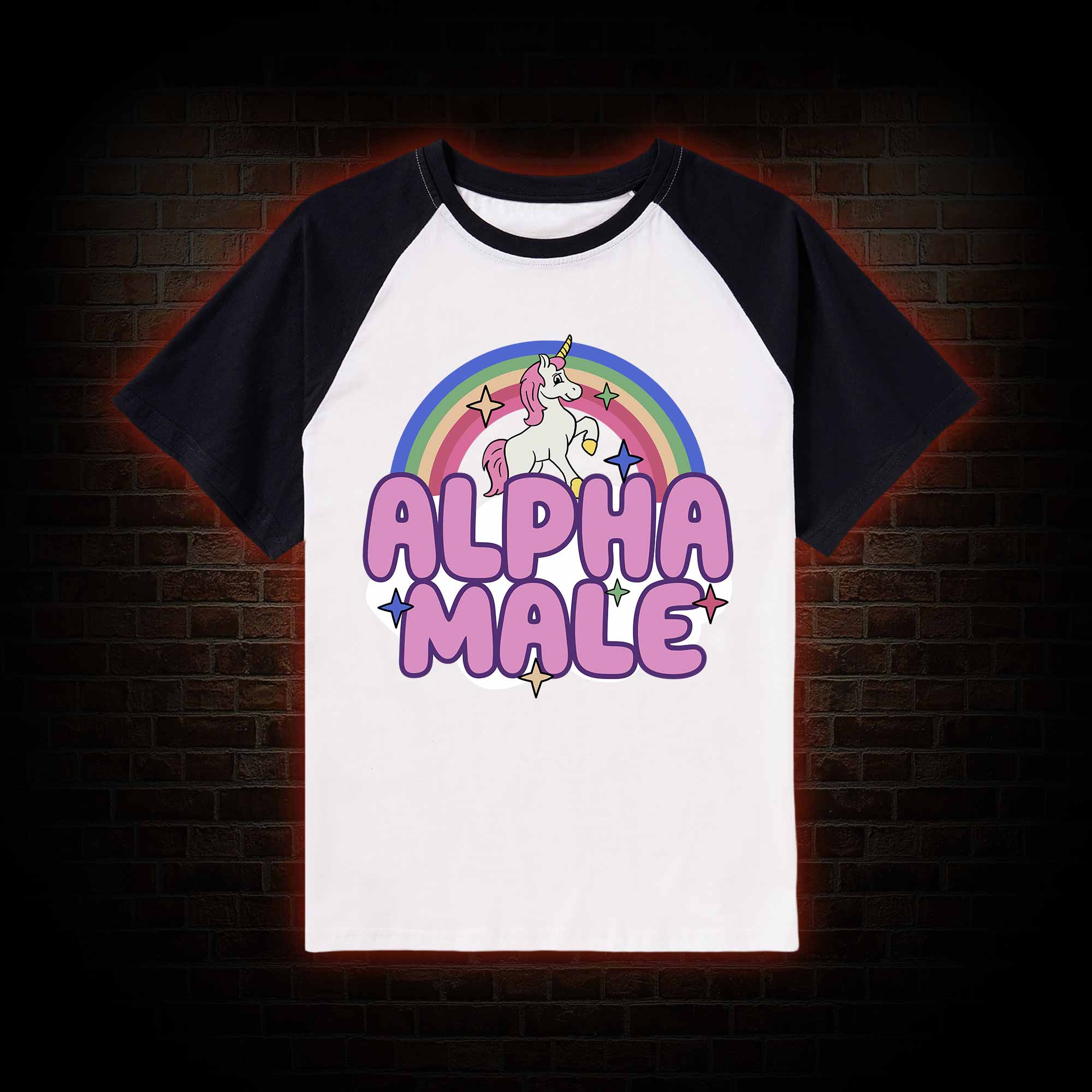 Alpha Male Raglan T-shirt