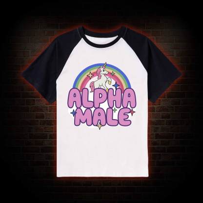 Alpha Male Raglan T-shirt