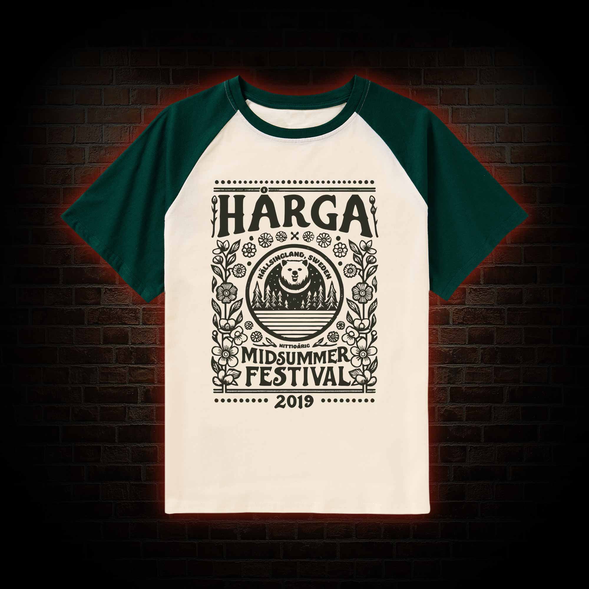 Midsummer Festival Raglan T-shirt