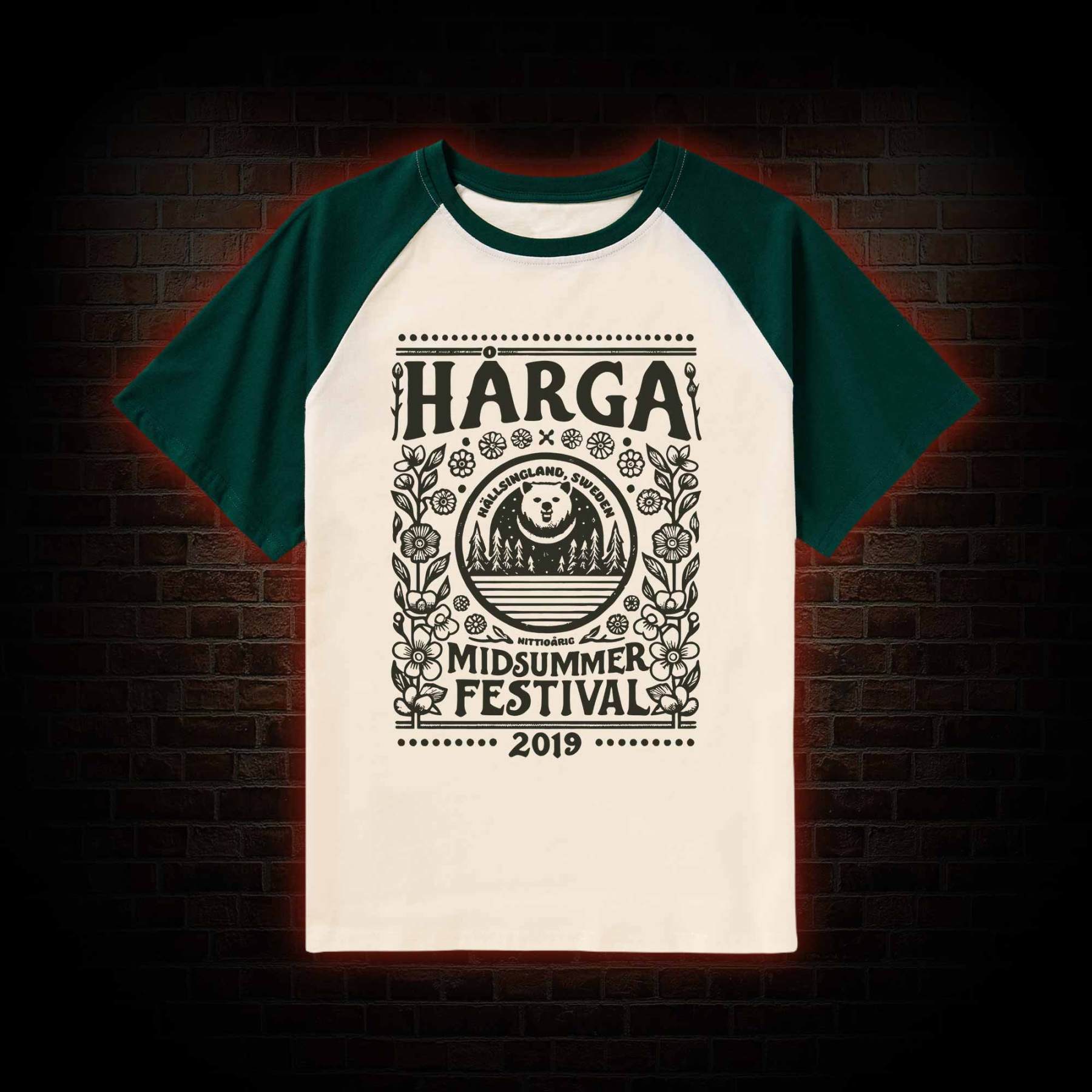 Midsummer Festival Raglan T-shirt
