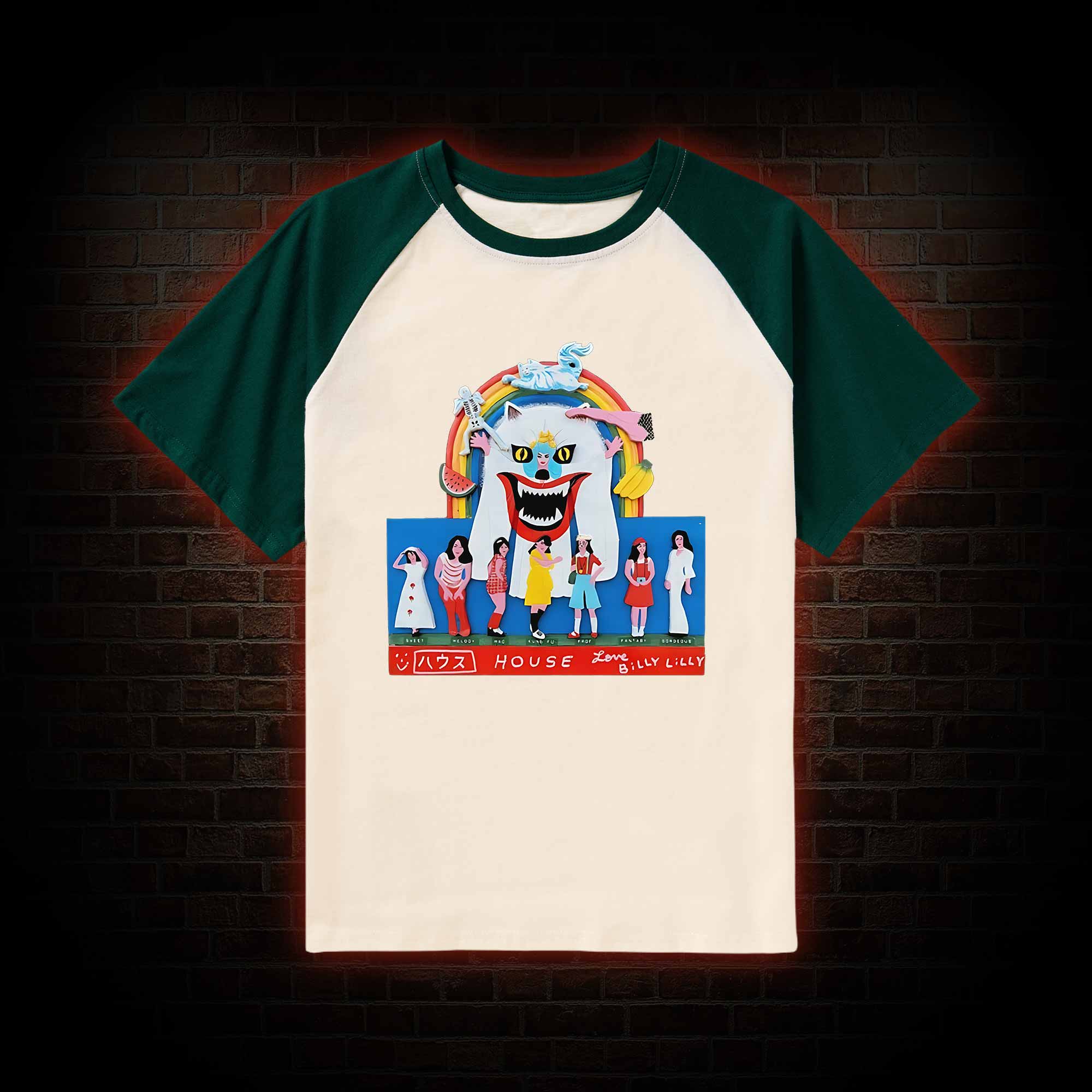 The Girls will Wake Up When They are Hungry Raglan T-shirt