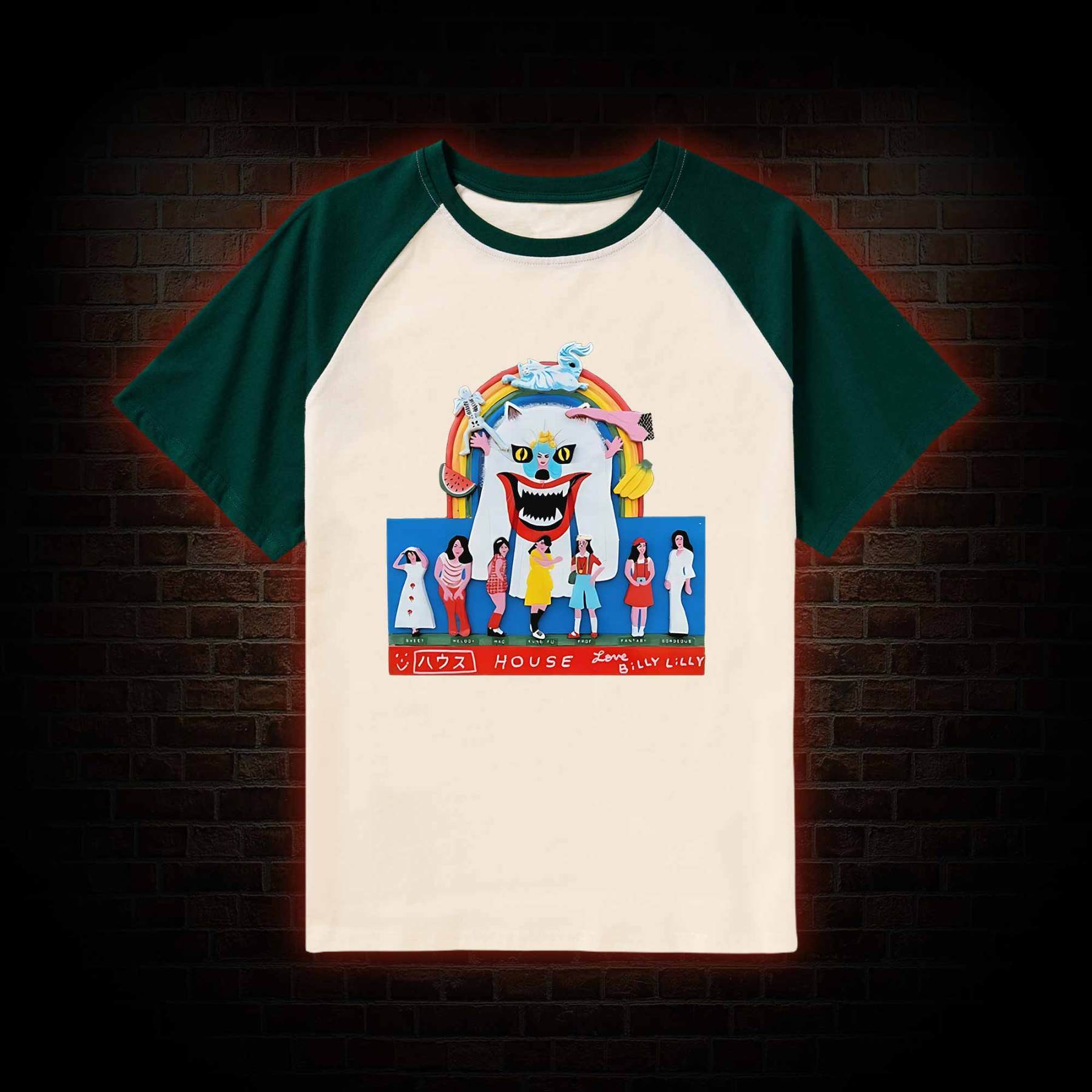 The Girls will Wake Up When They are Hungry Raglan T-shirt