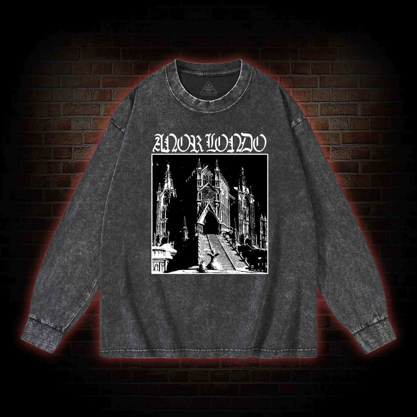 Abandoned Lost City Washed Long-Sleeve T-shirt