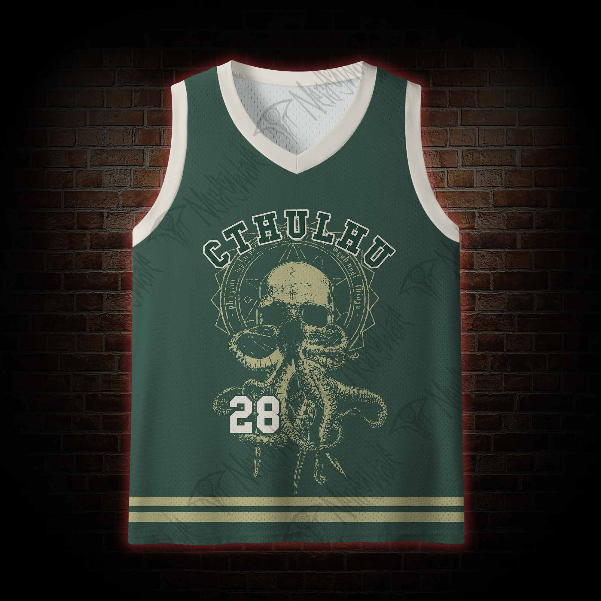 Cthulhu Vintage Mesh Jersey Tank Top
