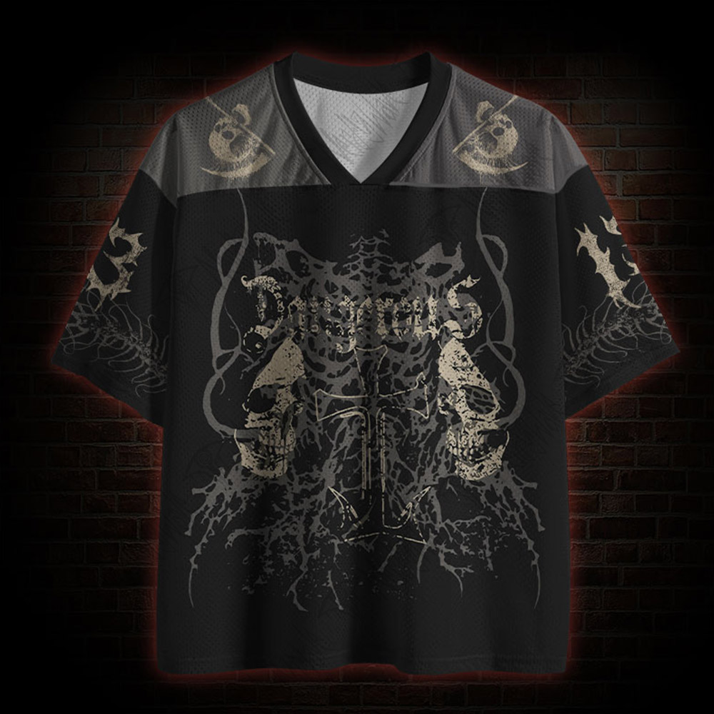 Double Skull Mesh Jersey