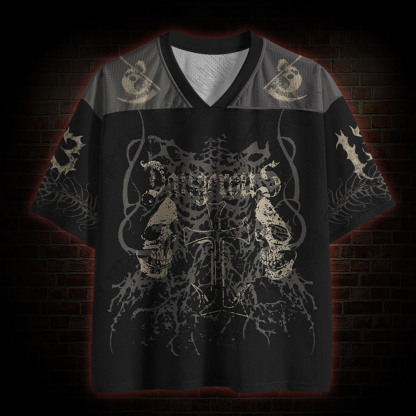 Double Skull Mesh Jersey