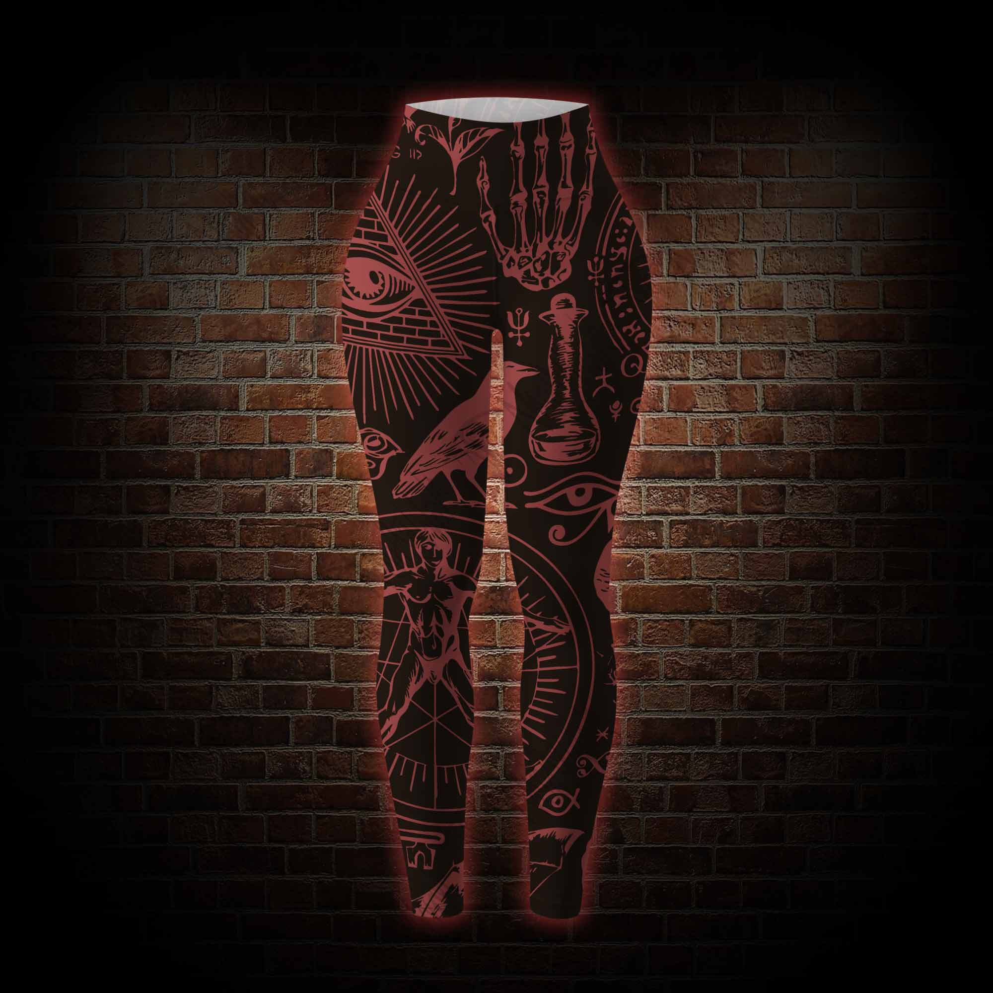 Occultism Women's Tight-Fitting Pants