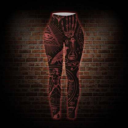 Occultism Women's Tight-Fitting Pants