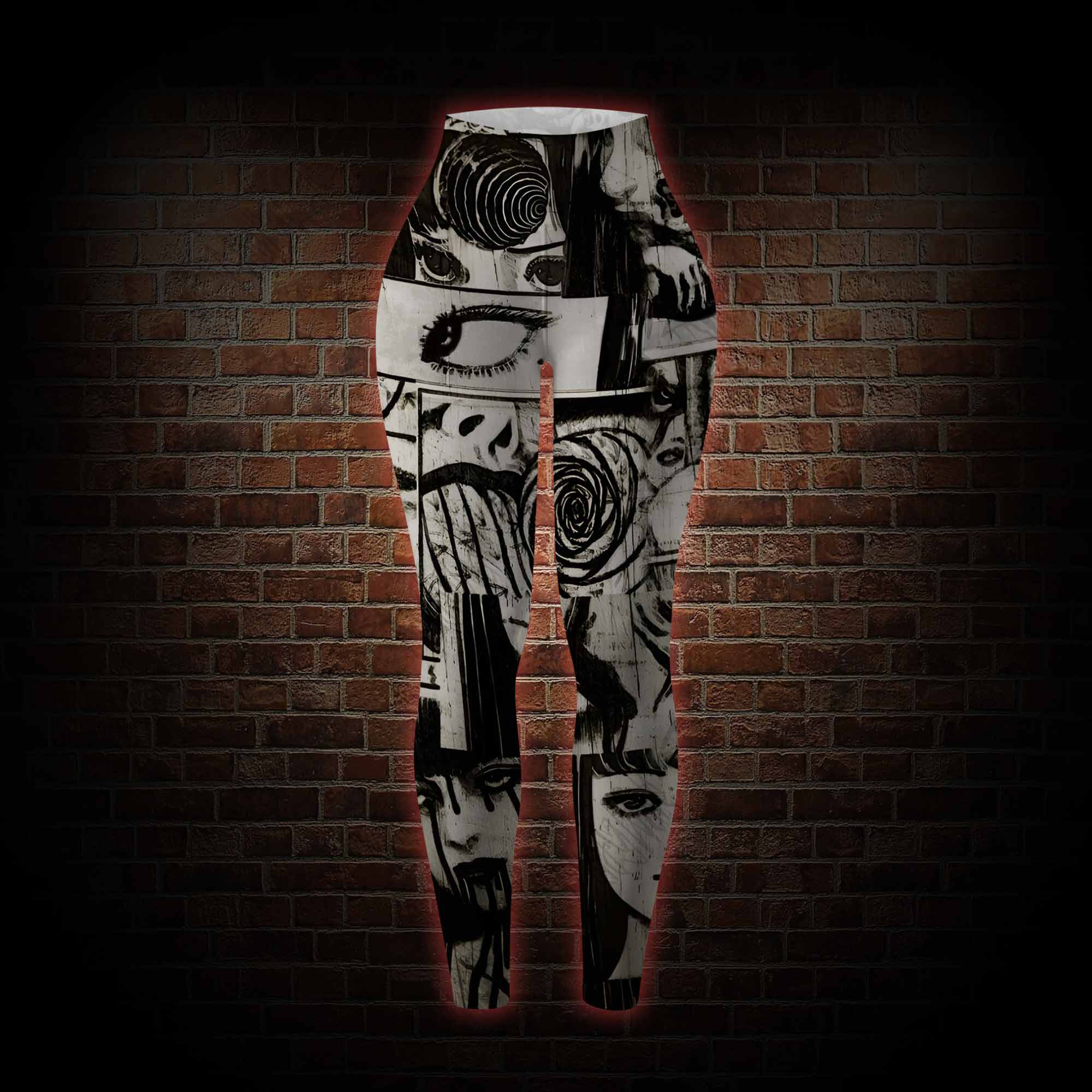 Eyes of Horrors Women's Tight-Fitting Pants