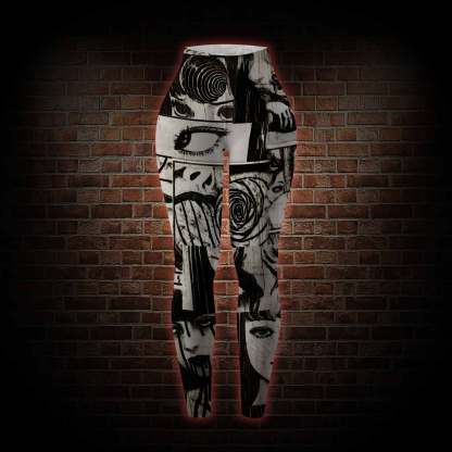 Eyes of Horrors Women's Tight-Fitting Pants