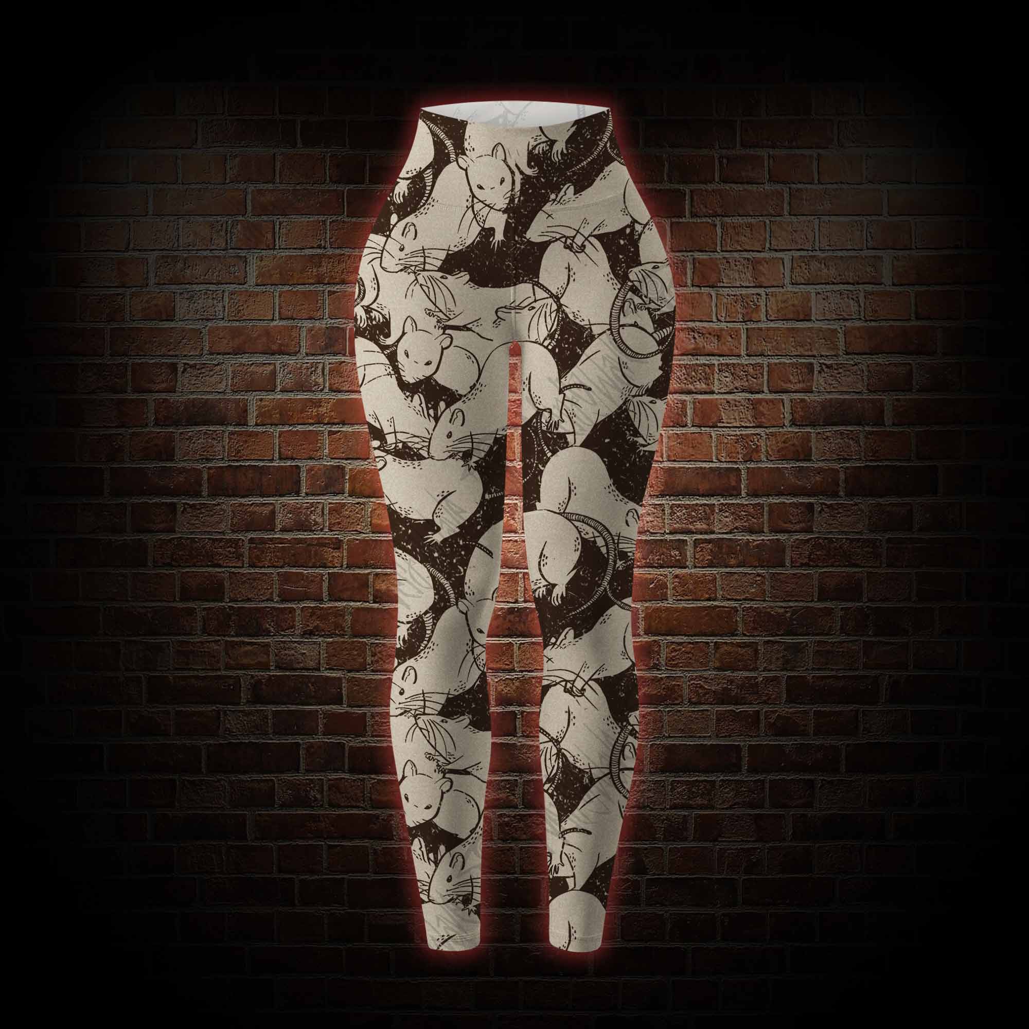 Black Death Women's Tight-Fitting Pants