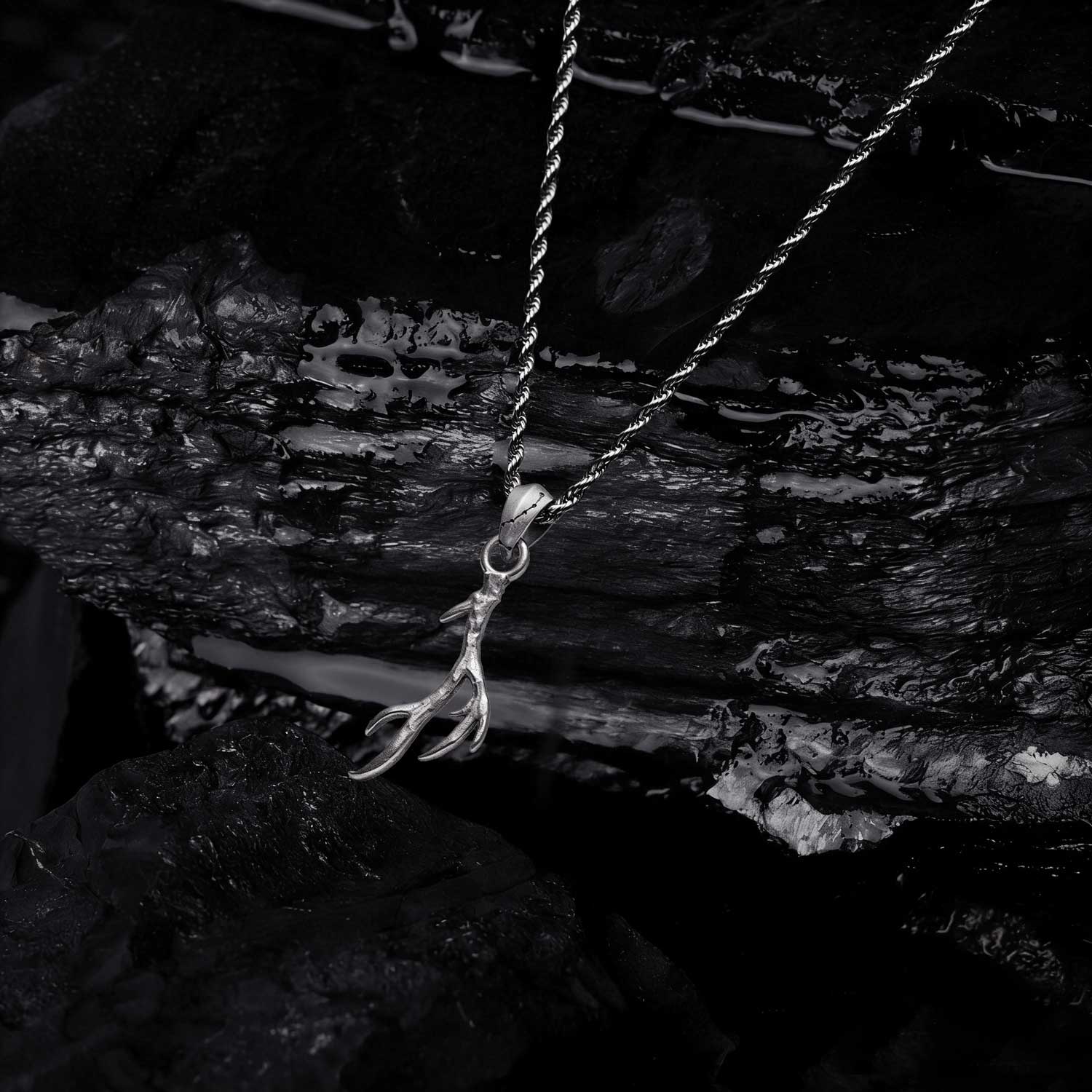 Deer Antler Sculptural Necklace