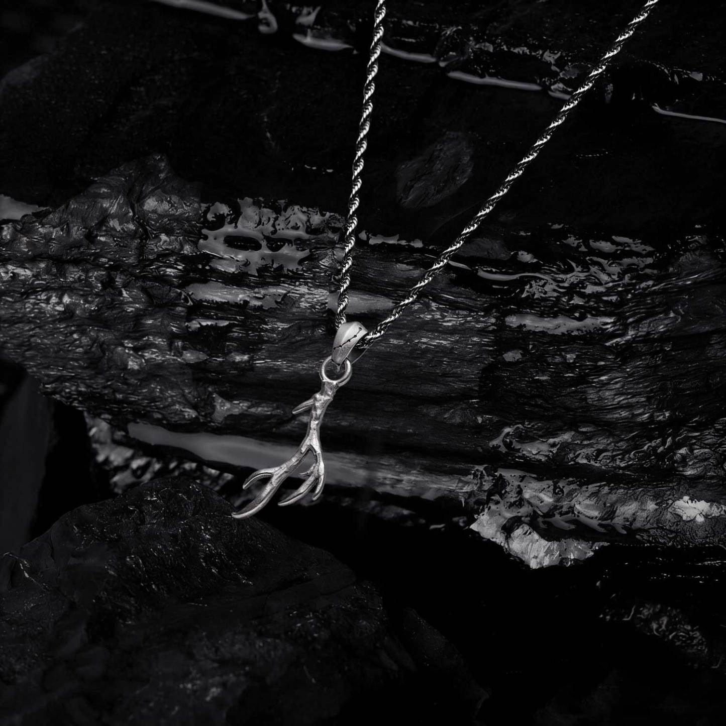 Deer Antler Sculptural Necklace