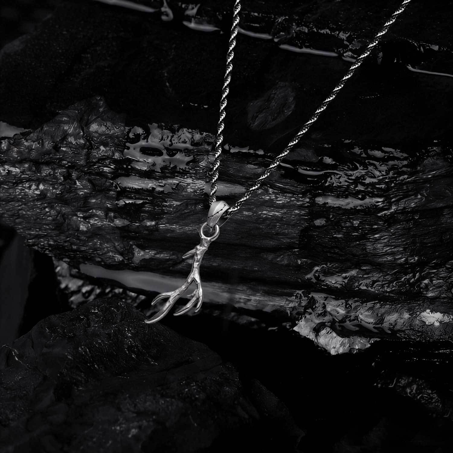 Deer Antler Sculptural Necklace