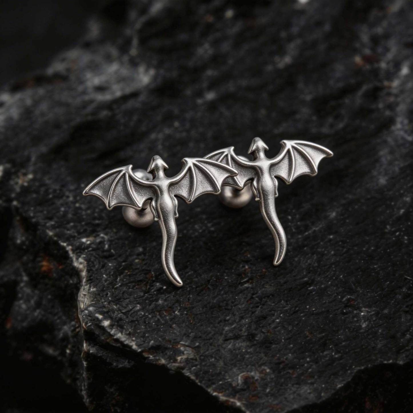 Mini Flying Dragon Earrings