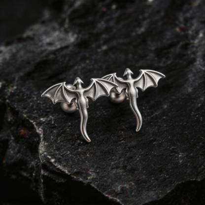 Mini Flying Dragon Earrings
