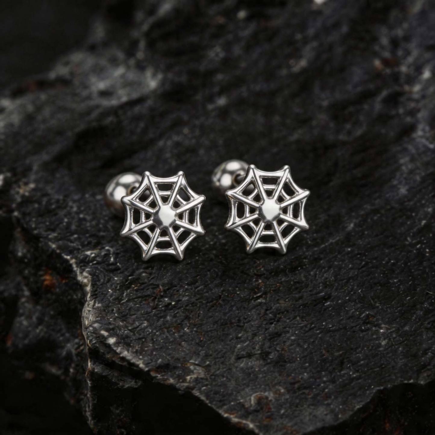 Spider Web Earrings