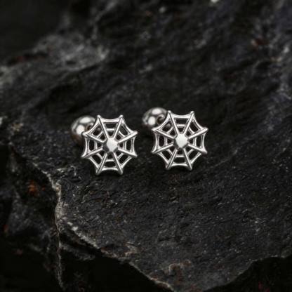 Spider Web Earrings