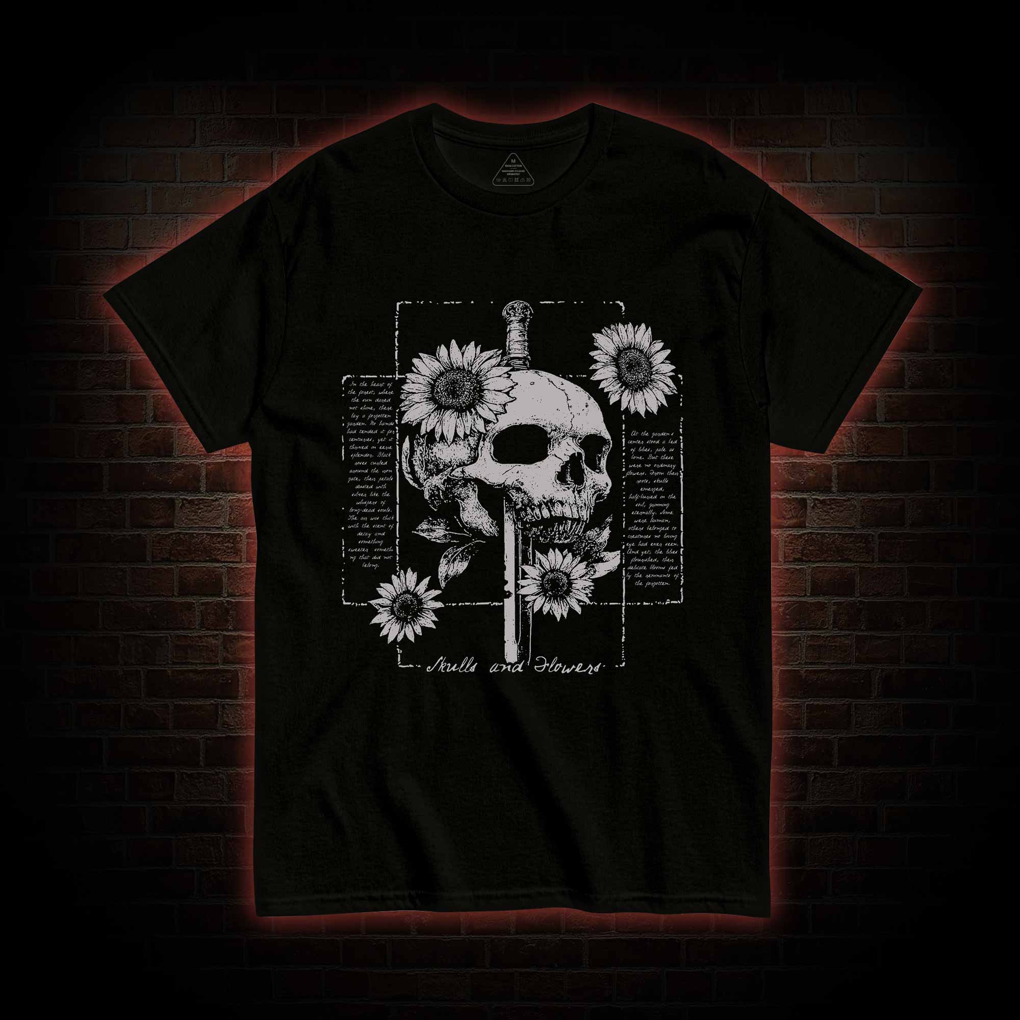 Skull and Sunflower T-shirt