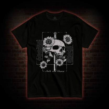 Skull and Sunflower T-shirt