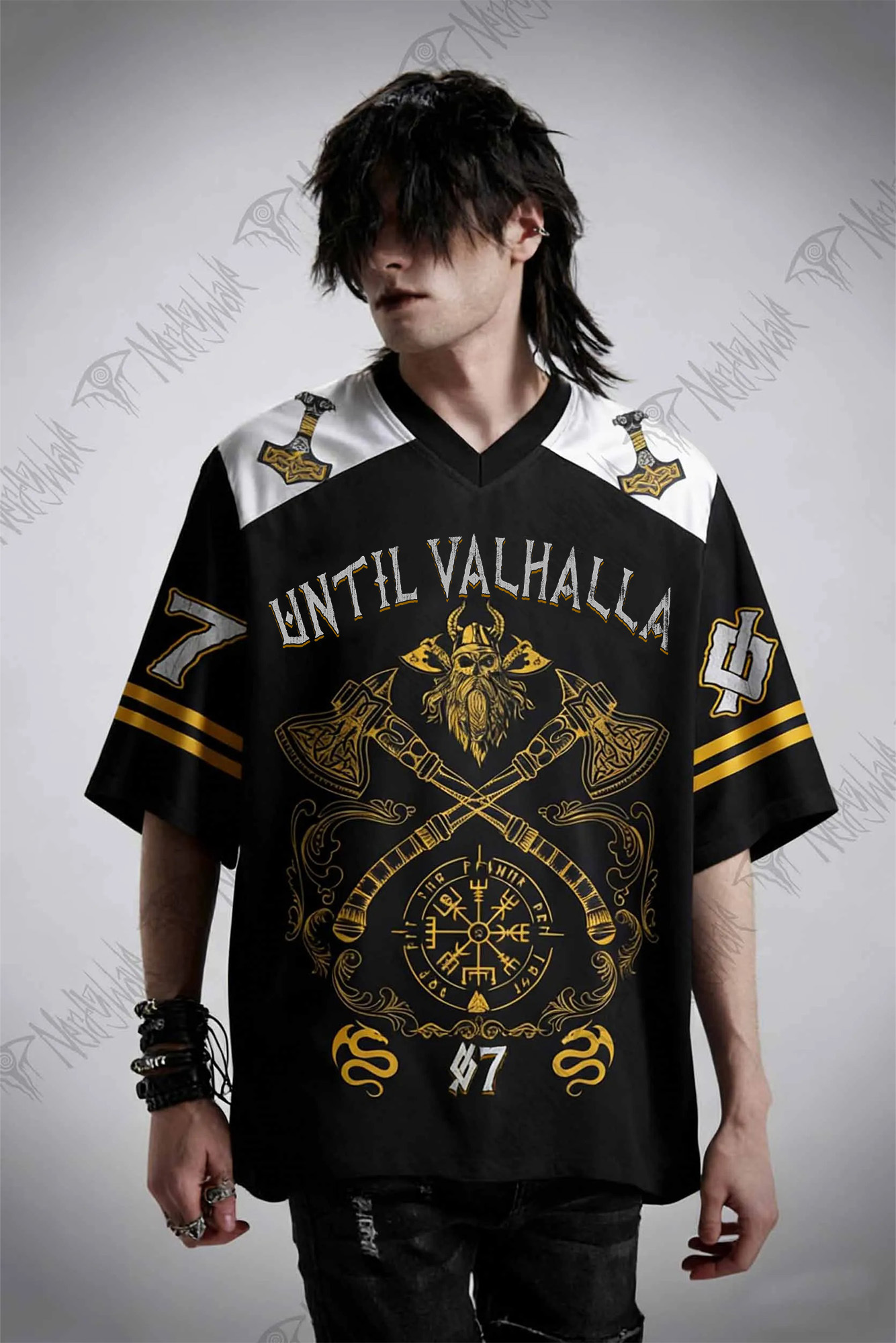 Until Valhalla Shiny Oversized Jersey