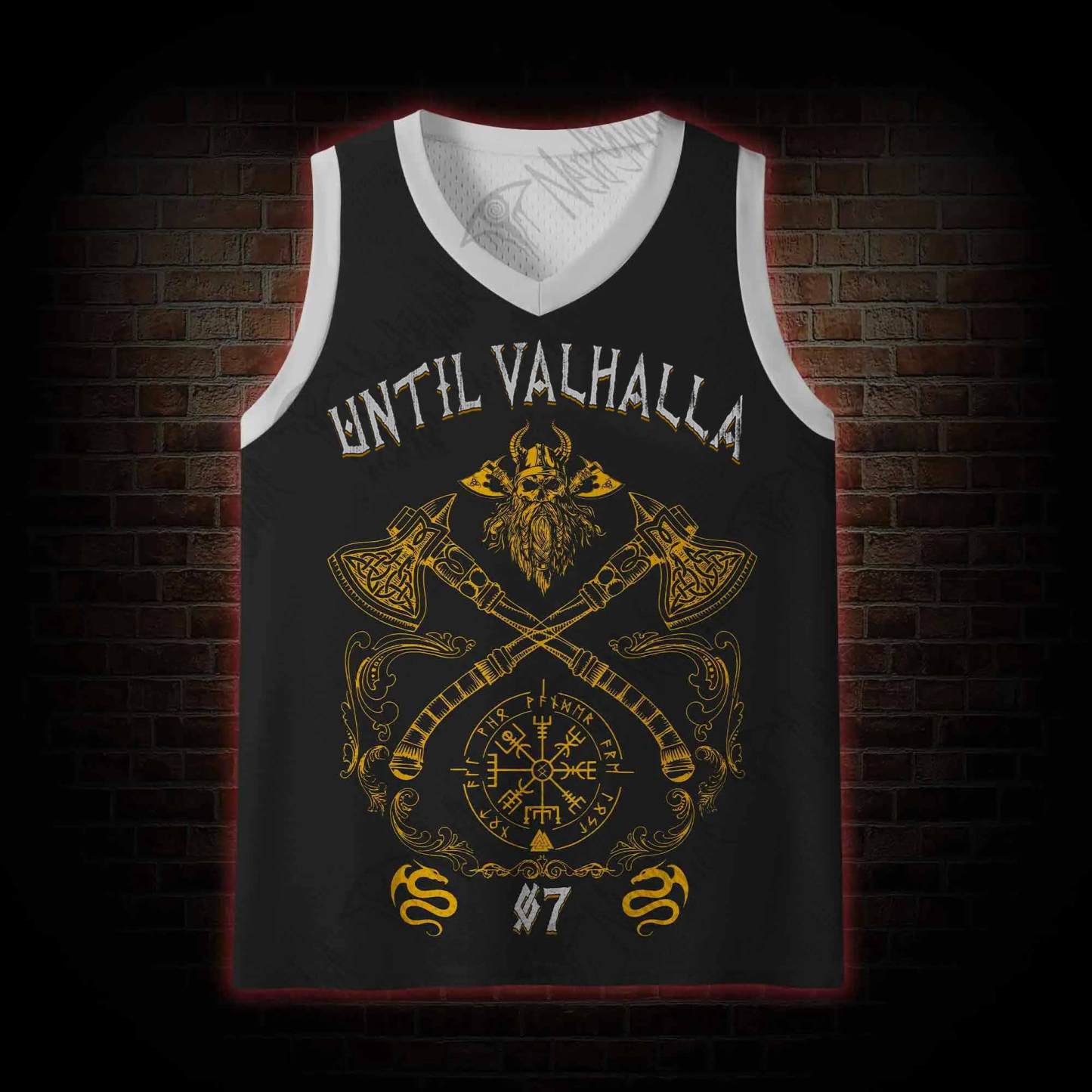 Til Valhalla Mesh Jersey Tank Top