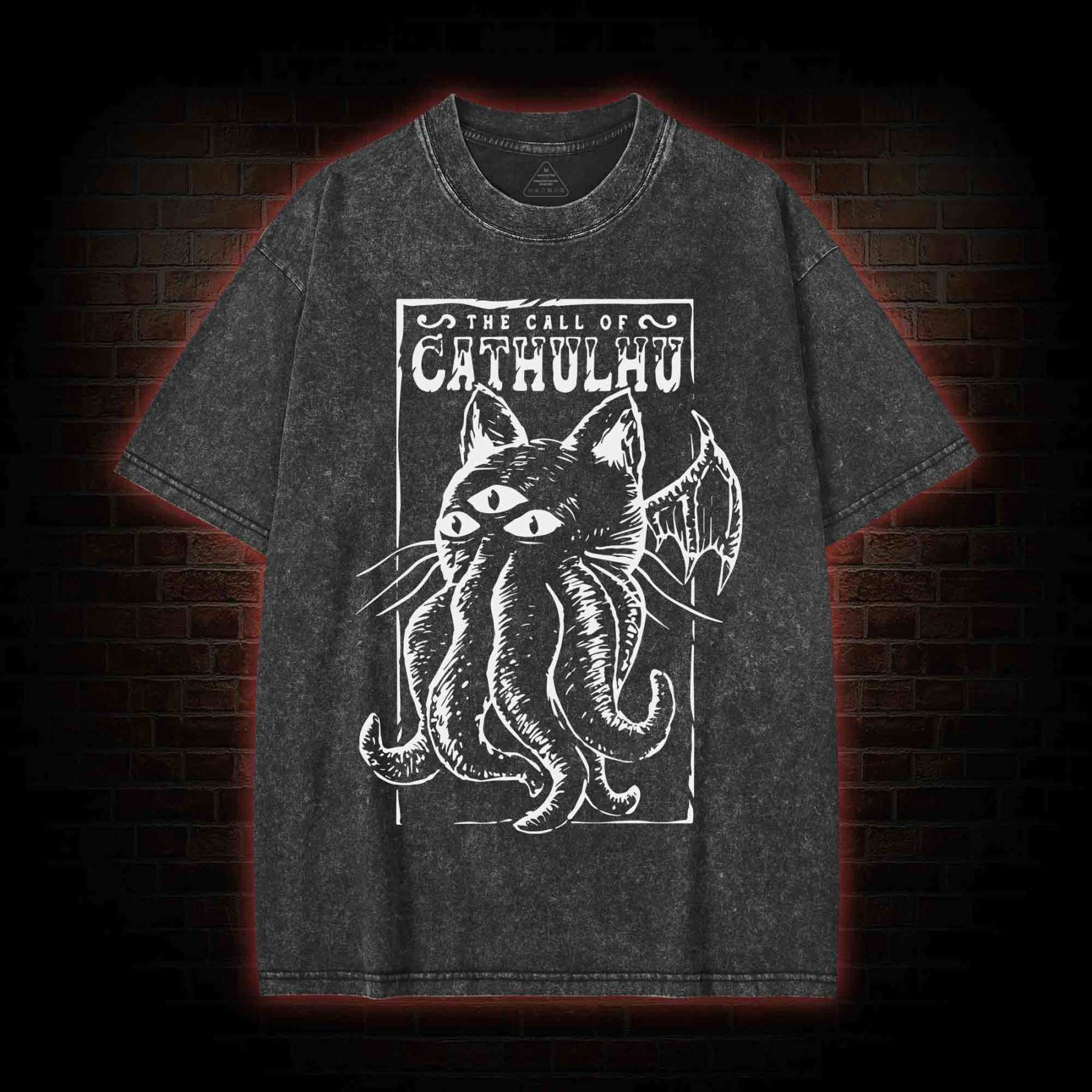 The Call Of Cathulhu Essential Washed T-Shirt