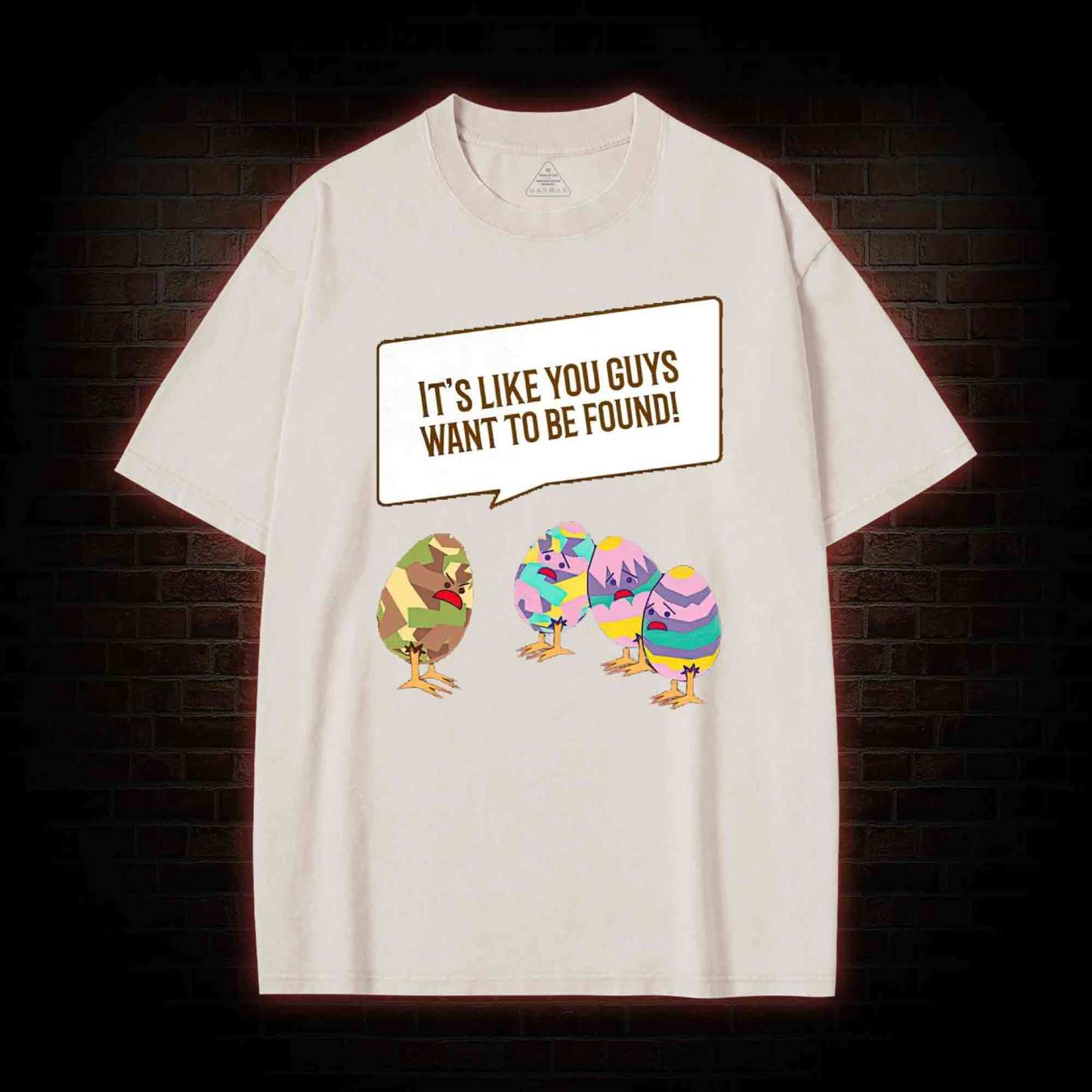 Easter Egg Complaint Washed T-shirt