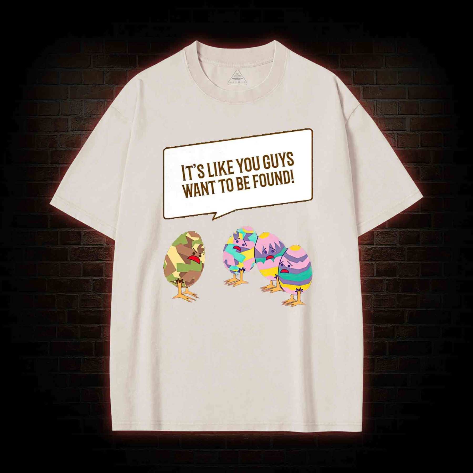 Easter Egg Complaint Washed T-shirt