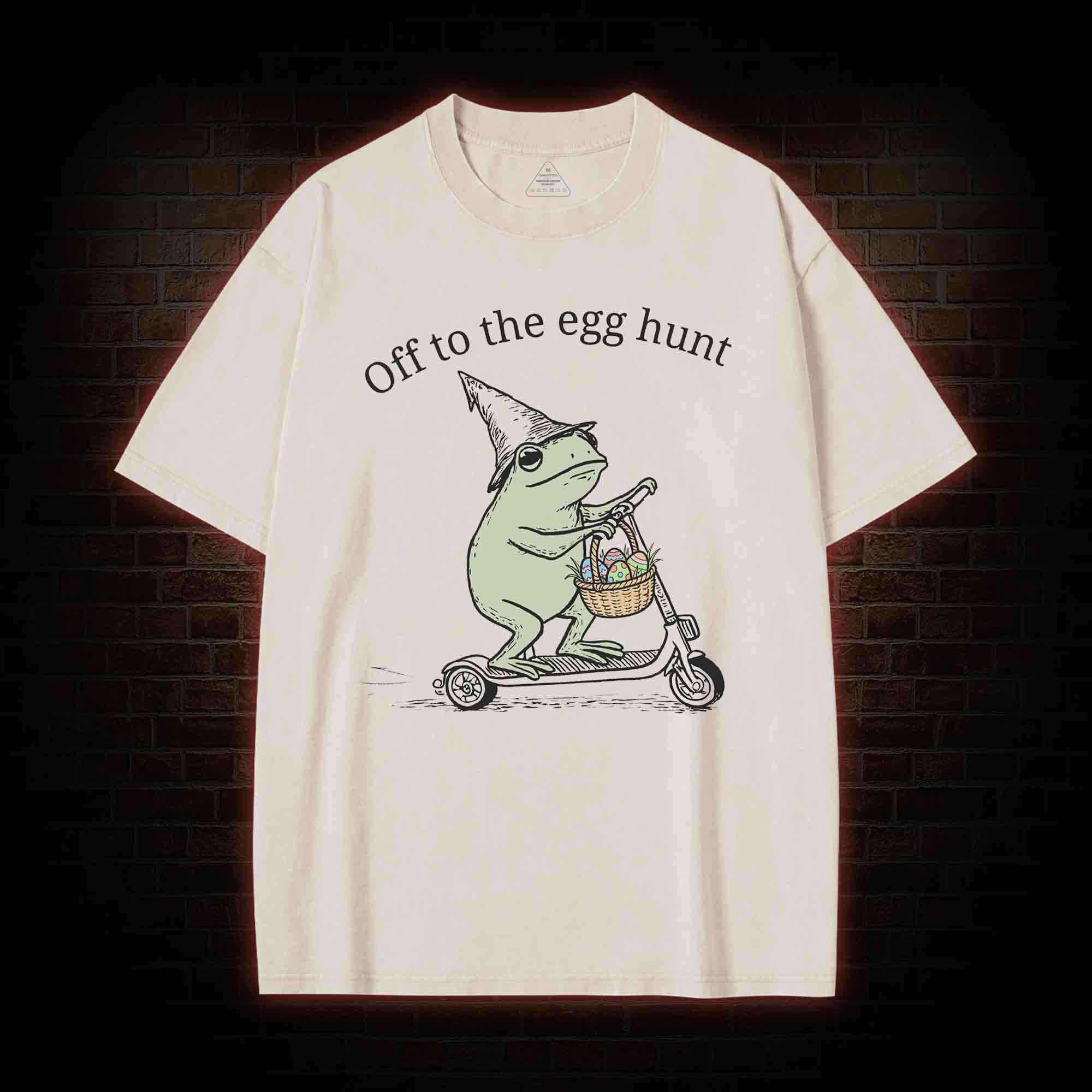 Off to the Egg Hunt Washed T-shirt