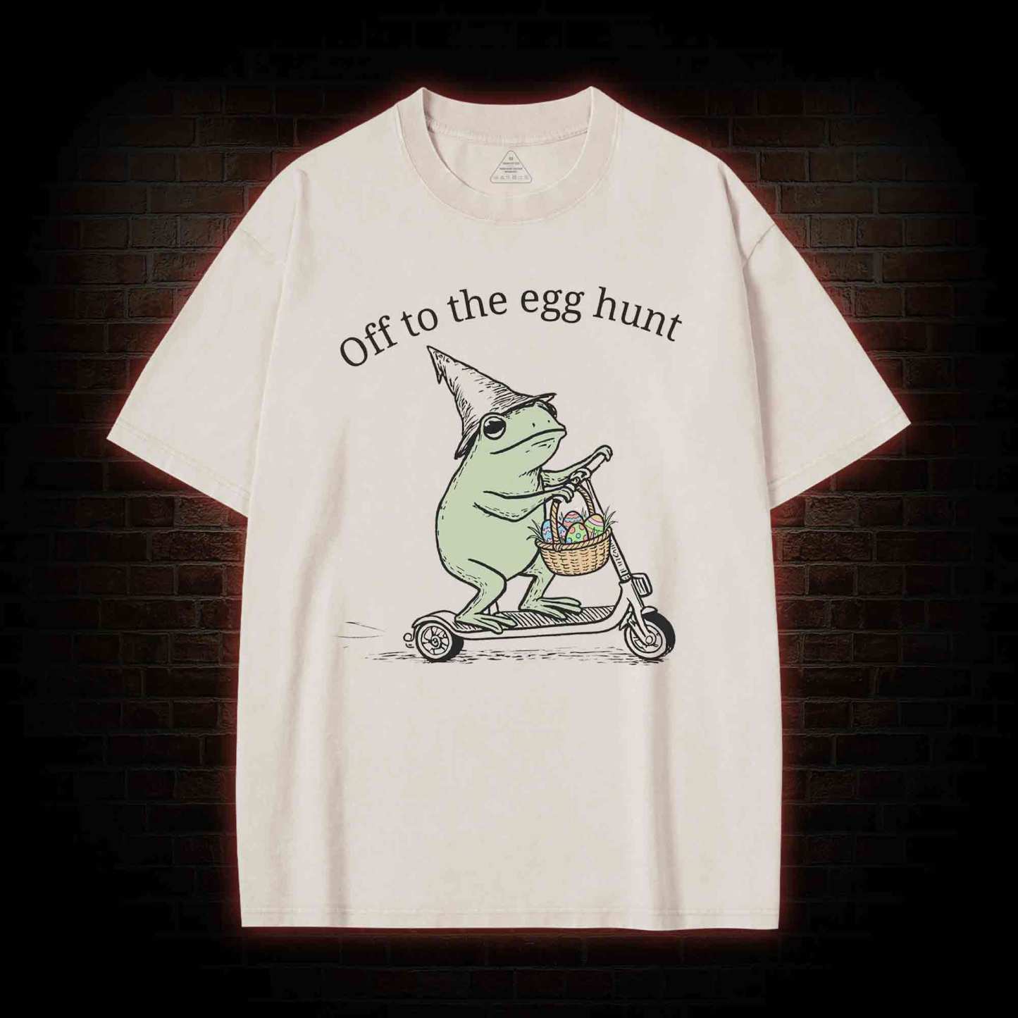 Off to the Egg Hunt Washed T-shirt
