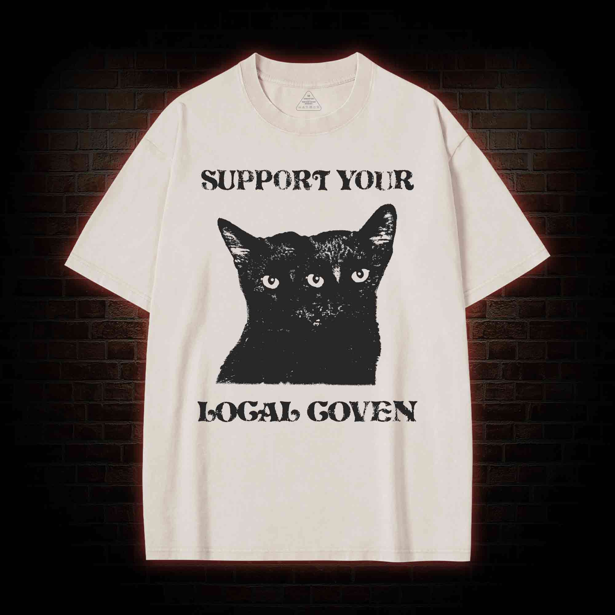  Support Your Local Coven Washed T-shirt