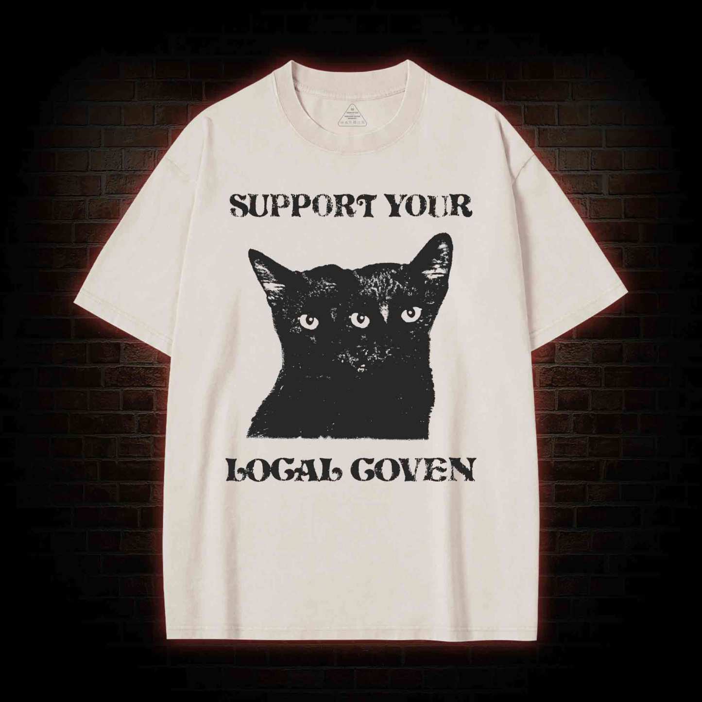  Support Your Local Coven Washed T-shirt