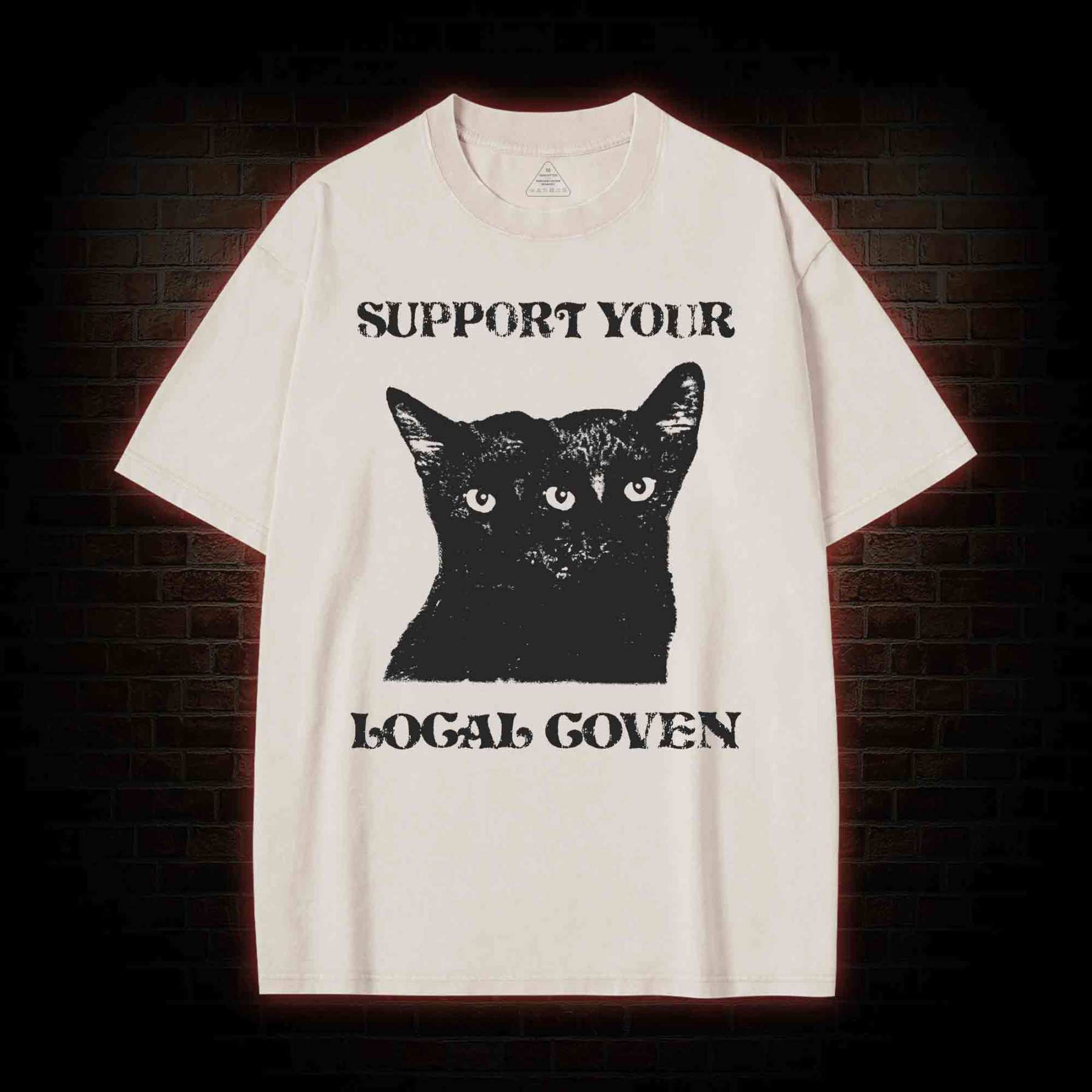  Support Your Local Coven Washed T-shirt