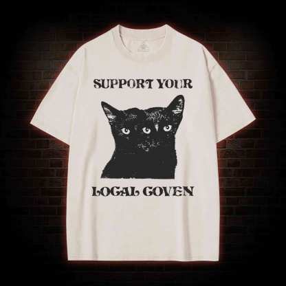  Support Your Local Coven Washed T-shirt