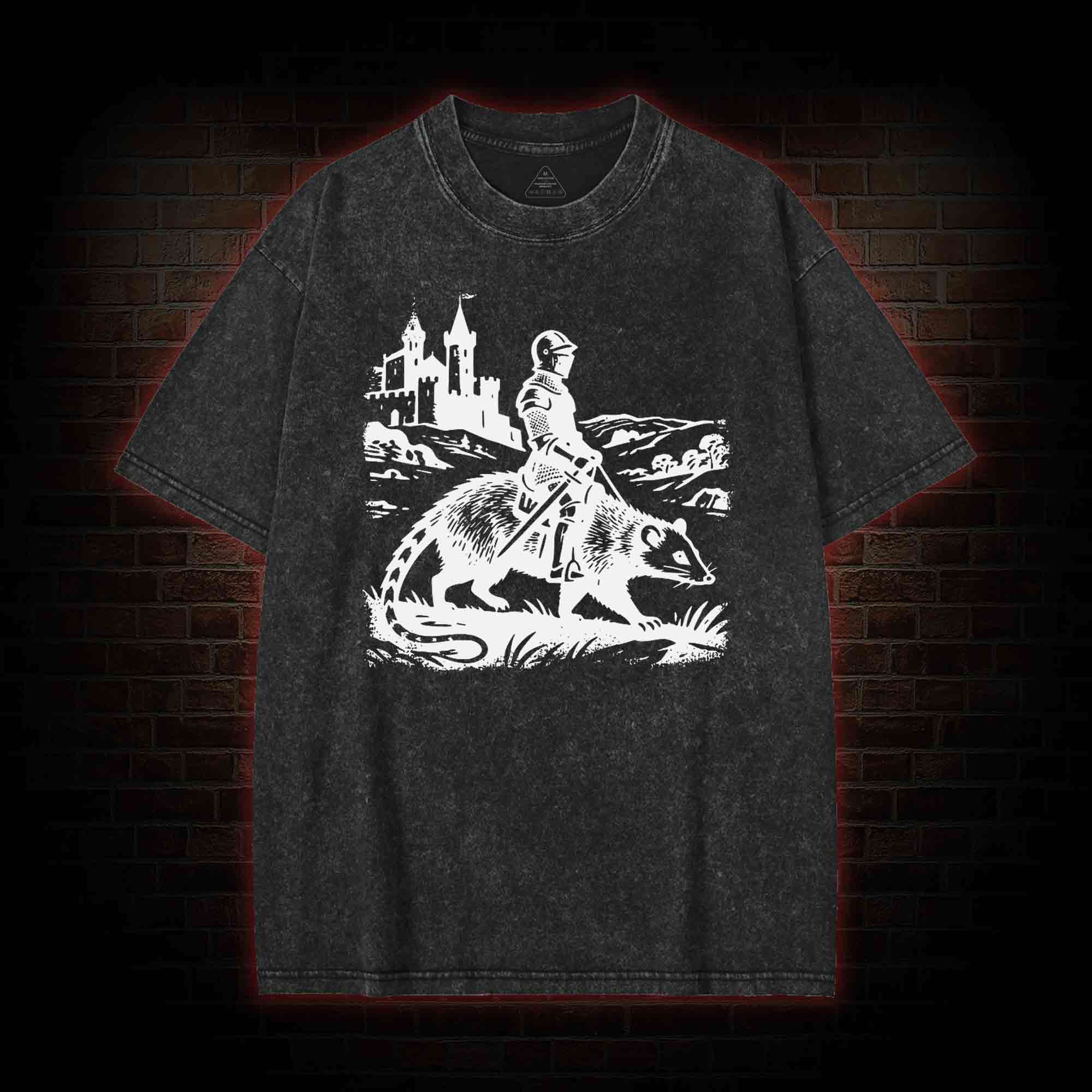 Knight Opossum Washed T-shirt