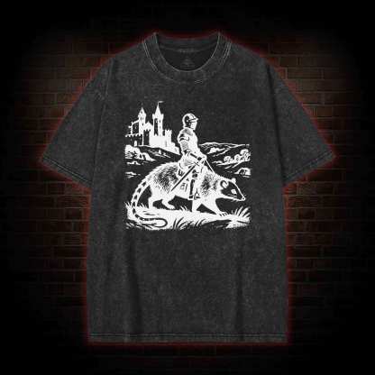 Knight Opossum Washed T-shirt