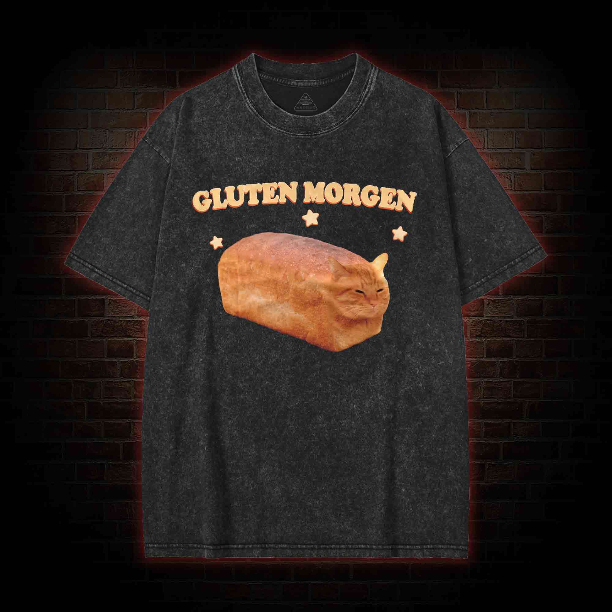 Silly Cats Washed T-shirt