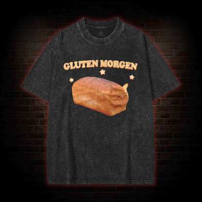 Silly Cats Washed T-shirt